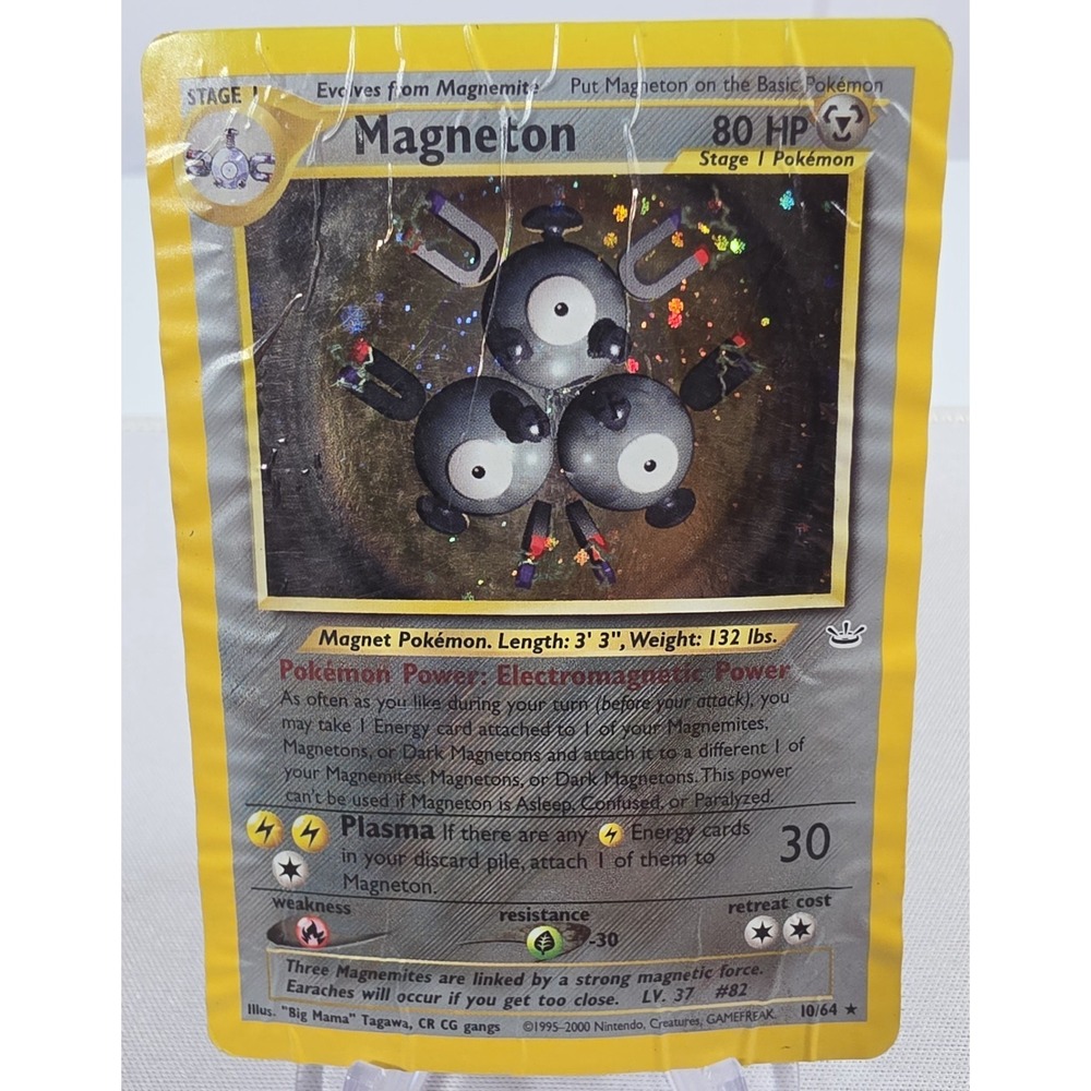 Magneton Neo Revelation 10/64 Pokemon Card Unlimited Holo